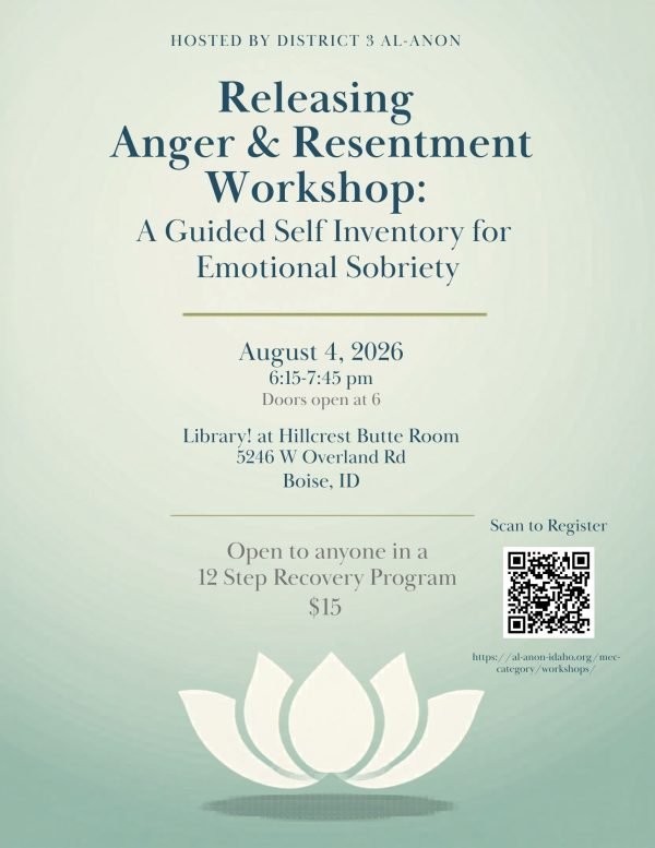Releasing Anger and  Resentment Workshop - Anger & Resentment